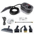 Electric Steam Cleaner 2500W High Pressure Portable Cleaning Machine with Glass Brushes, Car Seats Steam Home Use Kitchen Floors