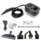 Electric Steam Cleaner 2500W High Pressure Portable Cleaning Machine with Glass Brushes, Car Seats Steam Home Use Kitchen Floors
