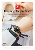 OLEVS 5563 Top Woman Watch Classic Business Diamond Scale Calendar Waterproof Ladies Wristwatch Original Quartz Watch for Women