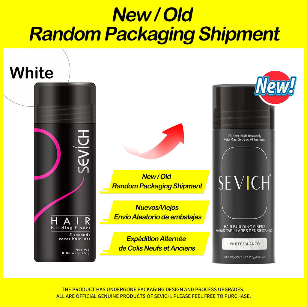 Sevich Hair Building Fibers For Men & Women Dark Brown 25g Fill In Fine Or Thinning Hair Instantly Thicker Fuller Looking Hair