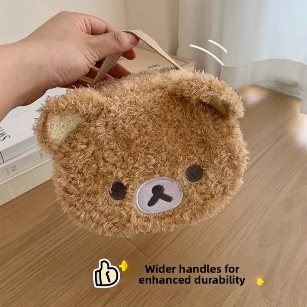 Plushes Makeup Case Anime Relaxed Bear Cosmetic Bag Women Jewelry Storage Pouch Girl Organizer Handbags Gift Hot Sales
