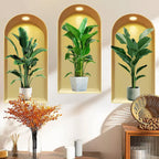 18 Styles Simulated Archway Niche Potted Plant Painting Wall Stickers Bedroom Living Room Hall Peel & Stick Art Mural Decals