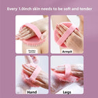 NEW Bath Soft Silicone Back Brush Bath Shower Sponge Scrubbing Brush with Handle Exfoliating Scrub Skin Exfoliating Brushes