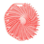 Soft Silicone Body Scrubber Bath Brush With Ergonomic Handle Portable Shower Massage Cleaning Exfoliating Home Tool