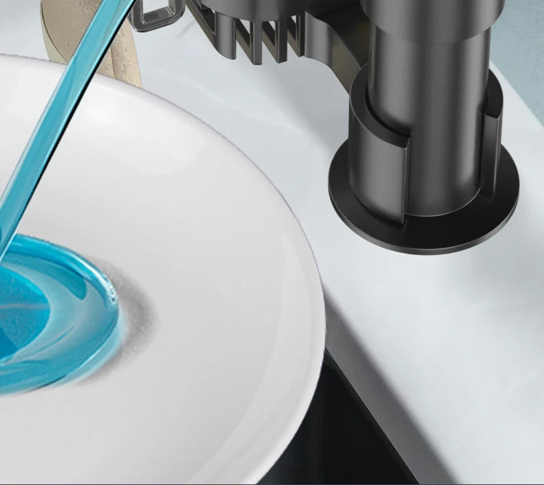 Kitchen Counrtertop Dishes Dispenser with Extention Tube Hand Press Soap Liquid Pump Plastic Soap Dispenser for Sink Accessories
