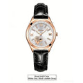 RUIXINE Fashion Woman Watches Waterproof Luminous Date Leather Quartz Wristwatch Elegant Dress Ladies Watch For Woman's Gift