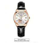 RUIXINE Fashion Woman Watches Waterproof Luminous Date Leather Quartz Wristwatch Elegant Dress Ladies Watch For Woman's Gift