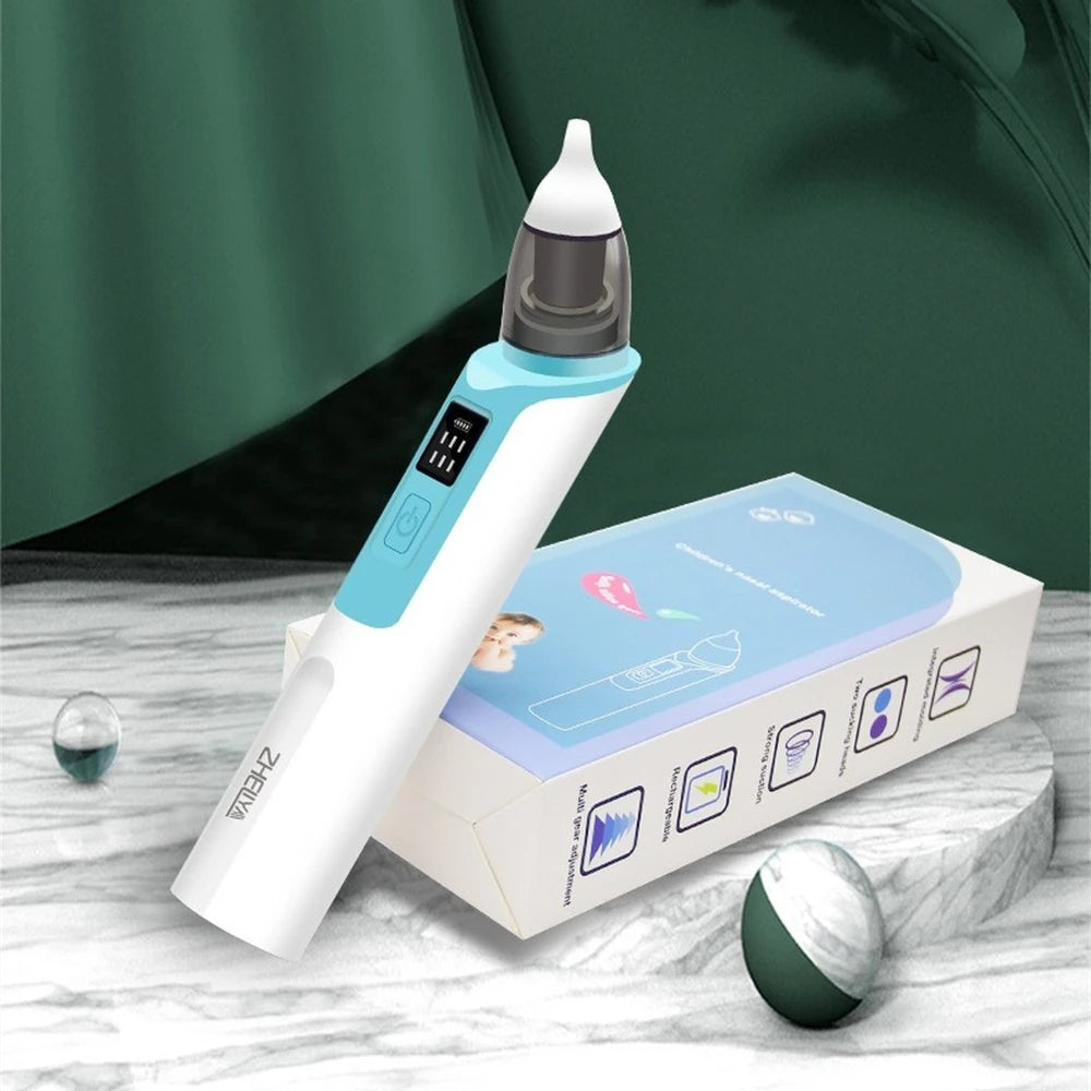 New Rechargeable Baby Nose Cleaner Silicone Adjustable Suction Child Nasal Aspirator Health Safety Convenient Low Noise