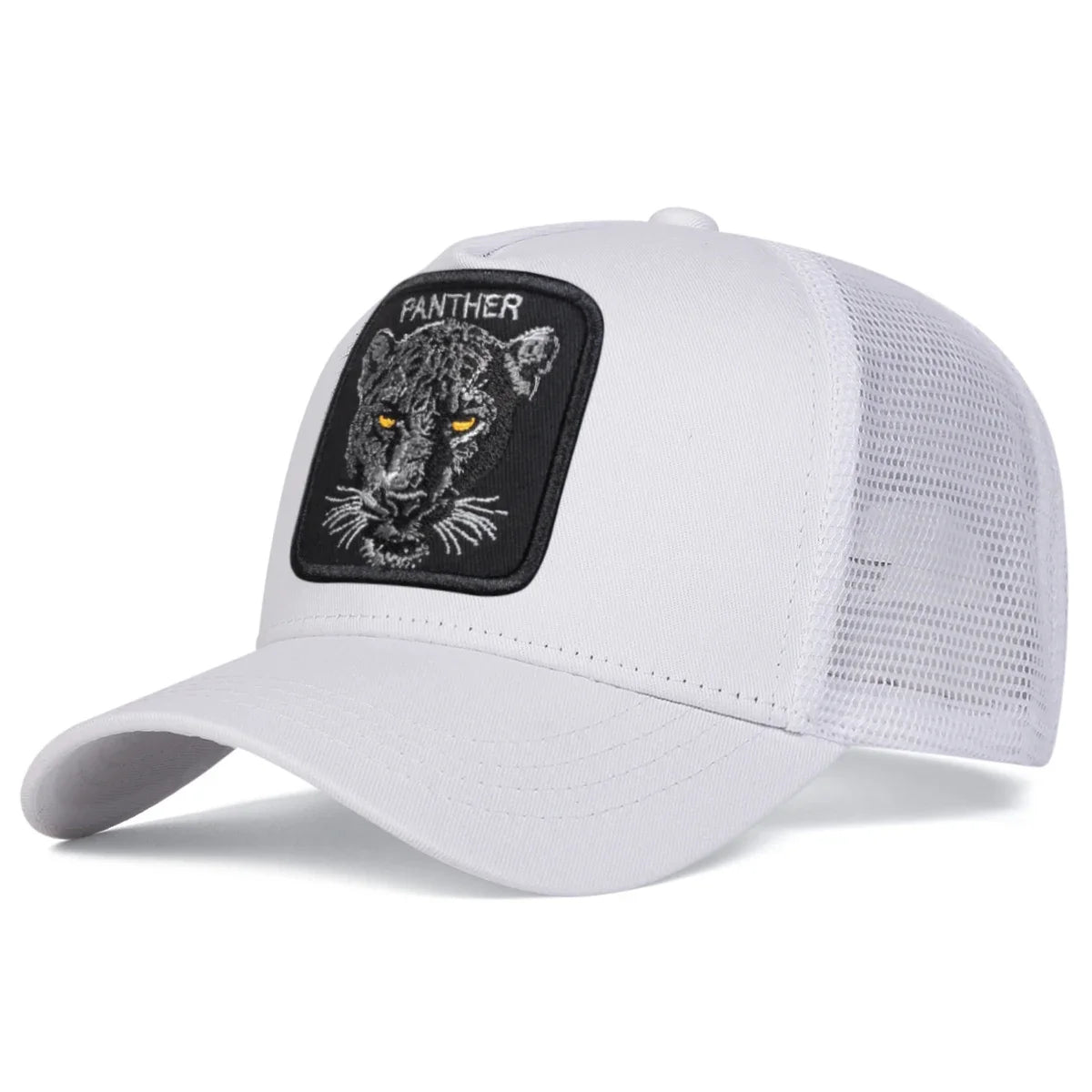 Unisex PANTHER Embroidery Baseball Net Caps Spring and Summer Outdoor Adjustable Casual Hats Sunscreen Hat Sports Cap