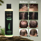 220ml Tgideas Organic Rosemary Hair Growth Shampoo Hydrolyzed Keratin Nourish Scalp Reduce Loss Unisex Shampoo Dry Fragile Hair