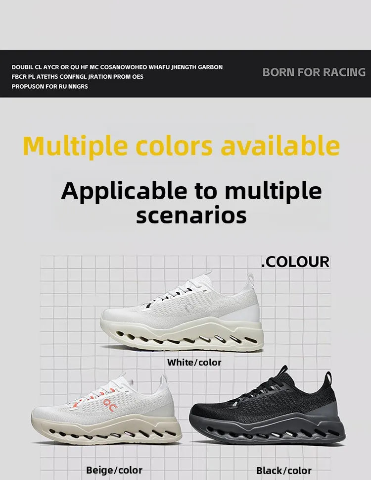 Men High Performance Running Shoes Light Cushion Marathon Ready Eco Breathable Mesh Non Slip Daily Outdoor Walking Sneakers