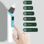 New Rechargeable Baby Nose Cleaner Silicone Adjustable Suction Child Nasal Aspirator Health Safety Convenient Low Noise