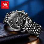 OLEVS Brand Watch Trendy Personalized Fashion Waterproof Luminous Quartz Men's Watch 2892