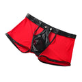 Men's Panties Male Buttons Underpants Man Sexy Mesh Shorts Boxers Underwear Breathable Ropa Interior Hombre Boxershorts for Men