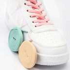 Elastic Shoelaces Classic Black White Laces for Sneakers Shoestring Flat Shoelace Leisure Women Lacet Shoe Laces Accessories