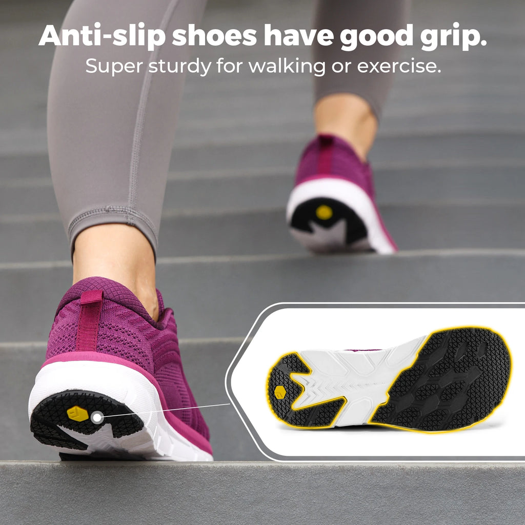 FitVille Women'S Wide Toe Box Shoes Breathable Extra Wide Running Shoe Lightweight For Swollen Feet With Cushioned Relief Pain