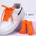 1Pair Flat Shoelaces for Sneakers 36colors Fabric Shoe laces White Black Shoe lace Boot Laces for Shoes Classic Soft Shoestrings
