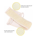 Natural Soft Exfoliating Loofah Bath Shower Unisex Massage Spa Scrubber Sponge Back Strap Body Skin Health Cleaning Tool