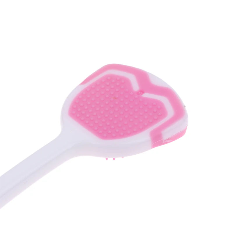 1/5PCS Tongue Scraper Soft Silicone Cleaning Tongue Toothbrush Oral Cleaner Brush Mouth Fresh Breath Scraping Hygiene Care Tools