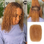 Black Pearl Top QVR Peruvian Kinky Curly Mini Twist Hair 50G/pc Afro Kinky Bulk Human Hair for Braiding 100% Remy Hair Bundles