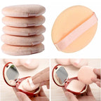 5/10/20/30pcs Powder Puff Cotton Cosmetic Powder Makeup Puffs Pads Makeup With Ribbon Face Powder Puffs For Loose And Foundation