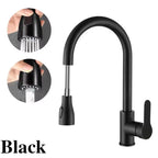 Kitchen Faucet Pull Out Brushed Nickle Stainless Steel Black Kitchen Mixed Tap Kitchen Sink Tap