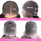 HD Transparent 13x4 13x6 Body Wave Lace Front Wig Pre Plucked 360 Lace Frontal Wig Human Hair Wigs For Women 7x6 Wig 200 Density