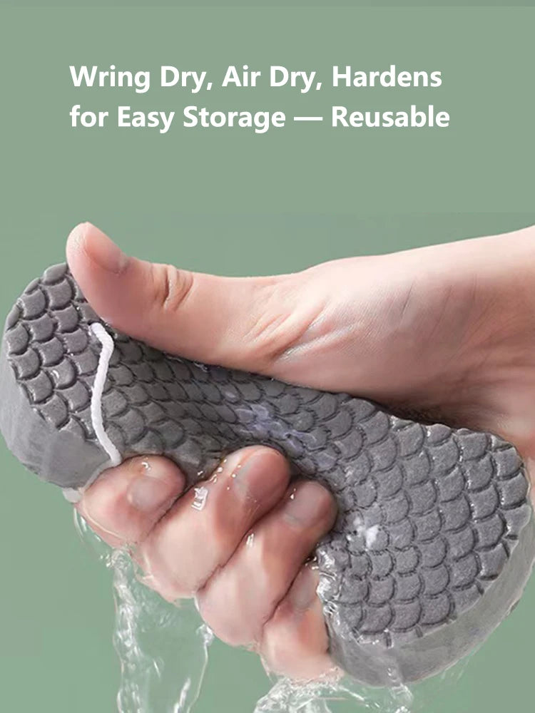 3D Magic Children Bath Sponge Body Exfoliating Dead Skin Sponge Massager Cleaning Shower Brushes Peeling Sponge Artifact