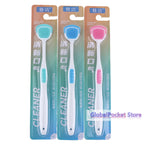 1/5PCS Tongue Scraper Oral Cleaner Brush Soft Silicone Cleaning Tongue Toothbrush Mouth Fresh Breath Scraping Hygiene Care Tools