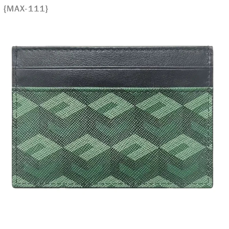 【MAX-111】Classic Fashion 3D Pattern Design Multi-Functional Leather Card Holder Protection Clip Wallet【W1】