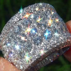 Classic Women's Ring Fashion Casual Simple Jewelry All Sparkly Cubic Zircon Party Luxury Wedding