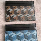 〔CC〕|Classic Fashion 3D Pattern Design Multi-Functional Leather Card Holder Protection Clip Wallet〔88〕