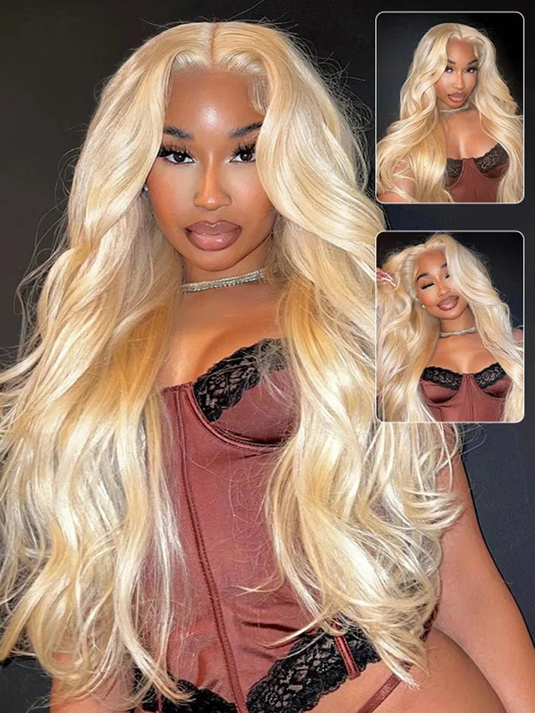 30 40 Inch 613 Human Hair Wig 13x6 Hd Lace Frontal Wigs For Women Body Wave 360 Wigs Human Hair Honey Blonde 13x4 Lace Front Wig