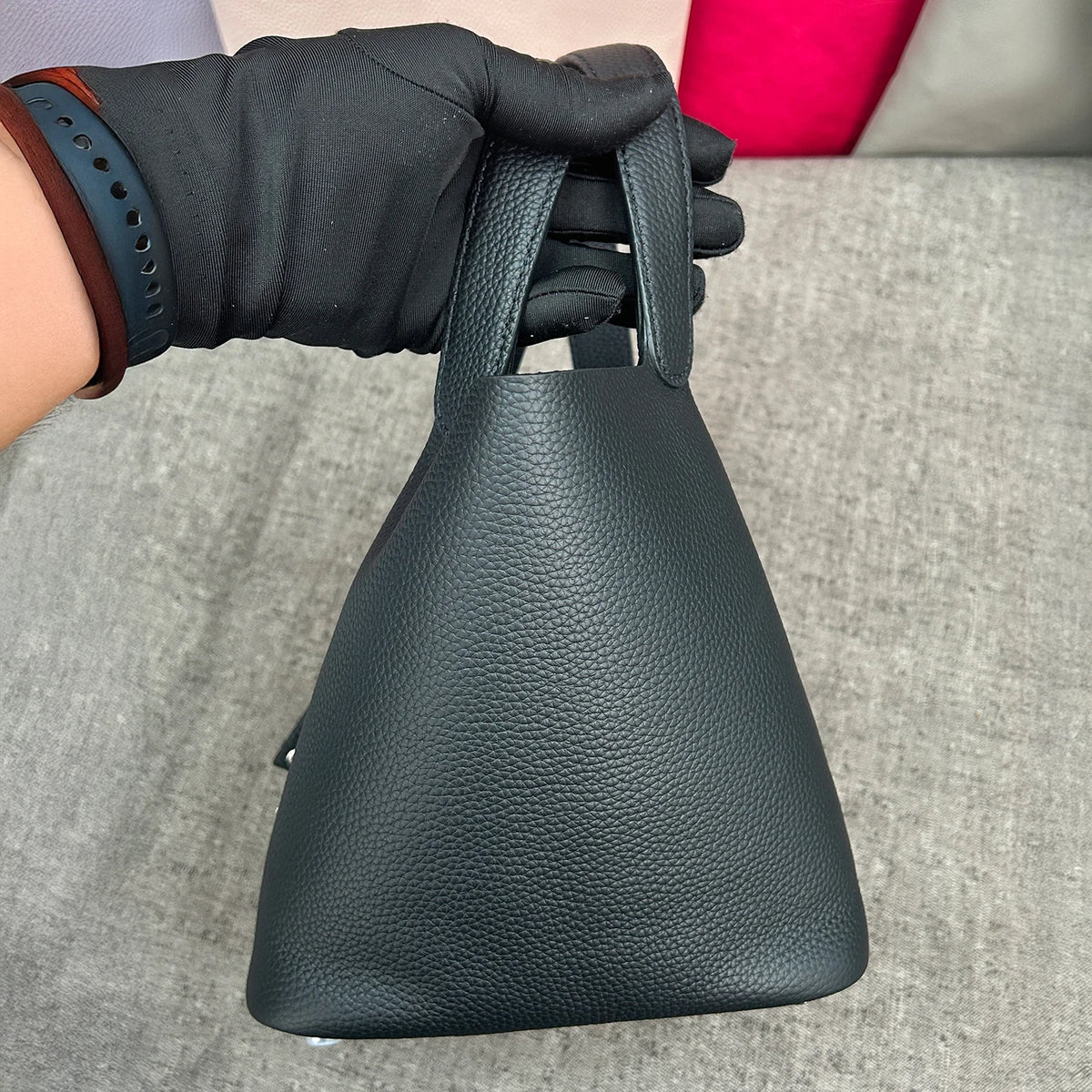 Brand Bucket Bag 18 22CM Women's Bags Trend 2026 Handbag Genuine Leather Luxury Designer Hand Bag Ladies New In Tote Bag