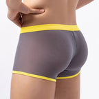 Men's Underwear Mesh Breathable Boxers Shorts Low Waist Soft and Comfortable Casual Panties