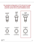 Luxury Gun Gray Brass Kitchen Faucet 1 Hole Double Handle Cold and Hot Dual Control, with Filtered Water Two Function Sink Tap