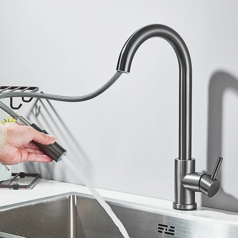 Pull Out Sensor Kitchen Faucet Sensitive Touch Control Faucet Mixer For Kitchen Touch Sensor Kitchen Mixer Tap
