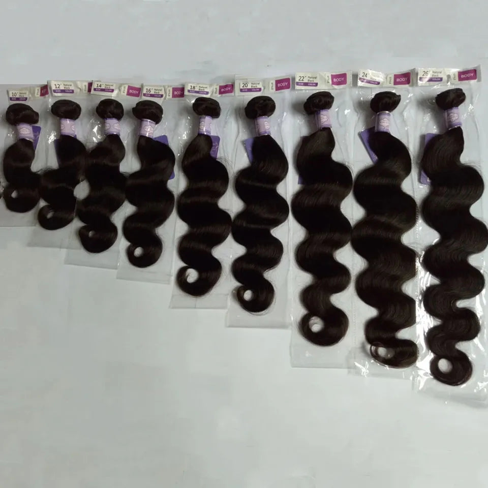 30 40 Long Body Wave Bundles Human Hair 8-40 Inch Brazilian Raw Unprocessed Raw Virgin Human Hair Wavy 2/3/4 Bundles