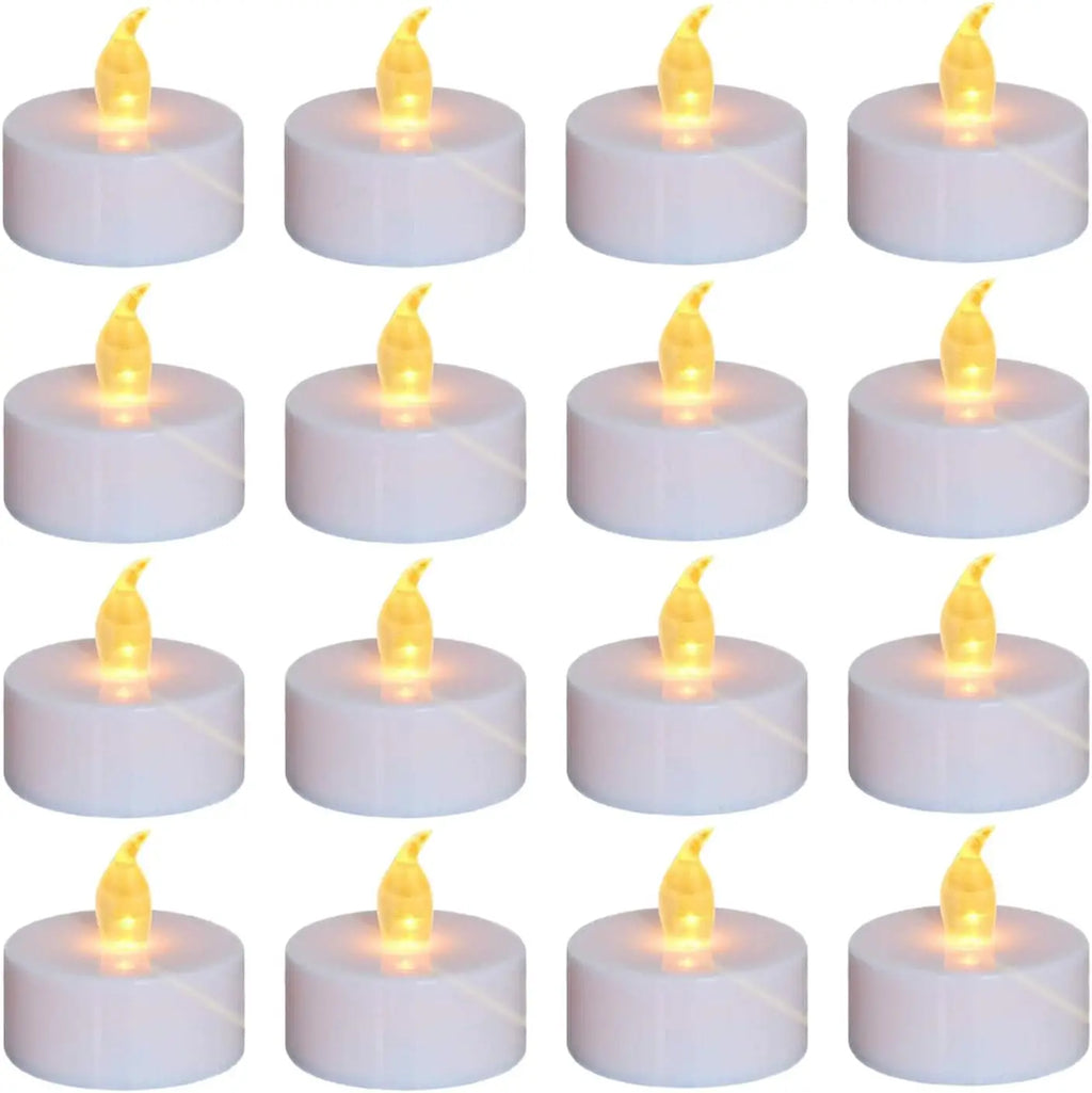 Flameless LED Electronic Candle Dropping Wax Tea Light Realistic Flames Led Lamp Christmas Halloween Wedding Home Decor