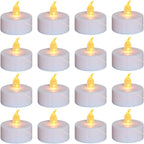 Flameless LED Electronic Candle Dropping Wax Tea Light Realistic Flames Led Lamp Christmas Halloween Wedding Home Decor