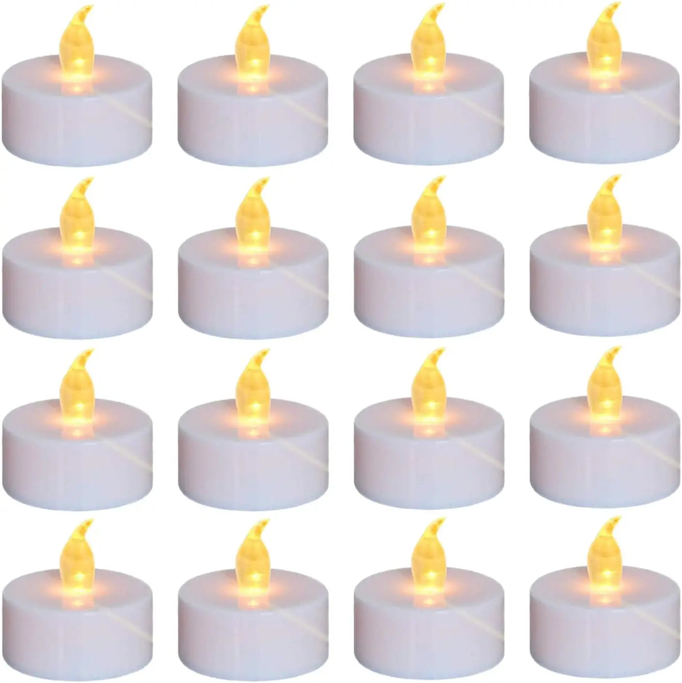 Flameless LED Electronic Candle Dropping Wax Tea Light Realistic Flames Led Lamp Christmas Halloween Wedding Home Decor