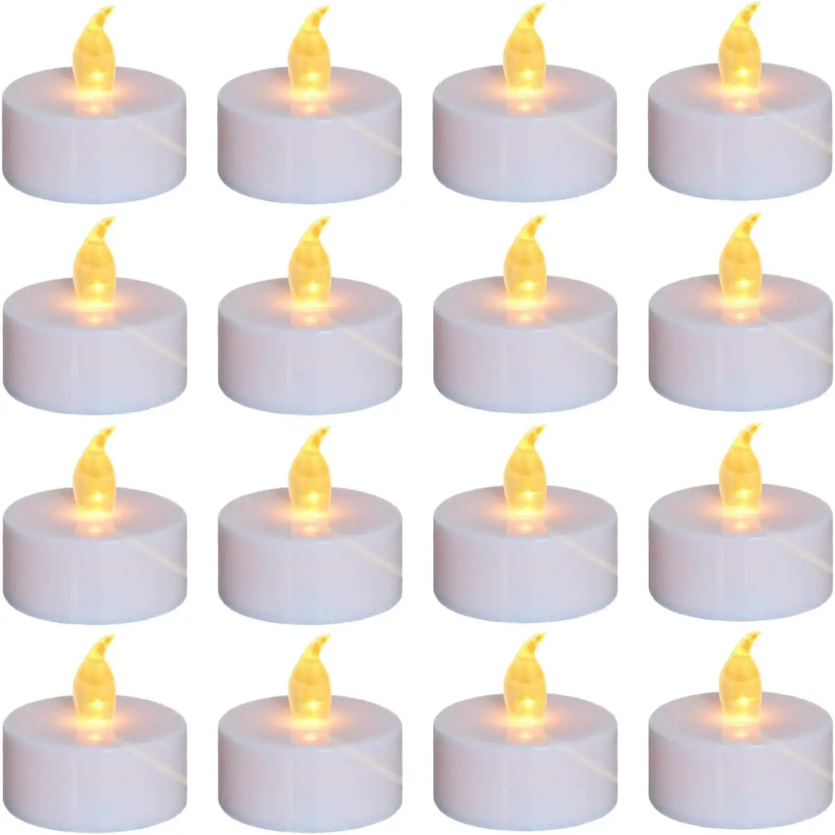 Flameless LED Electronic Candle Dropping Wax Tea Light Realistic Flames Led Lamp Christmas Halloween Wedding Home Decor