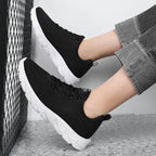 Flying Woven Upper Color Matching Light Casual Shoes