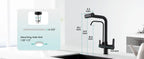 3 Way Pure Water Filter Kitchen Faucets Black Pull Out Filter Kitchen Sink Faucet Hot Cold Mixer Tap Pull Down Kitchen Faucet