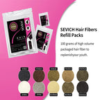 Sevich Hair Building Fibers For Men & Women Dark Brown 25g Fill In Fine Or Thinning Hair Instantly Thicker Fuller Looking Hair