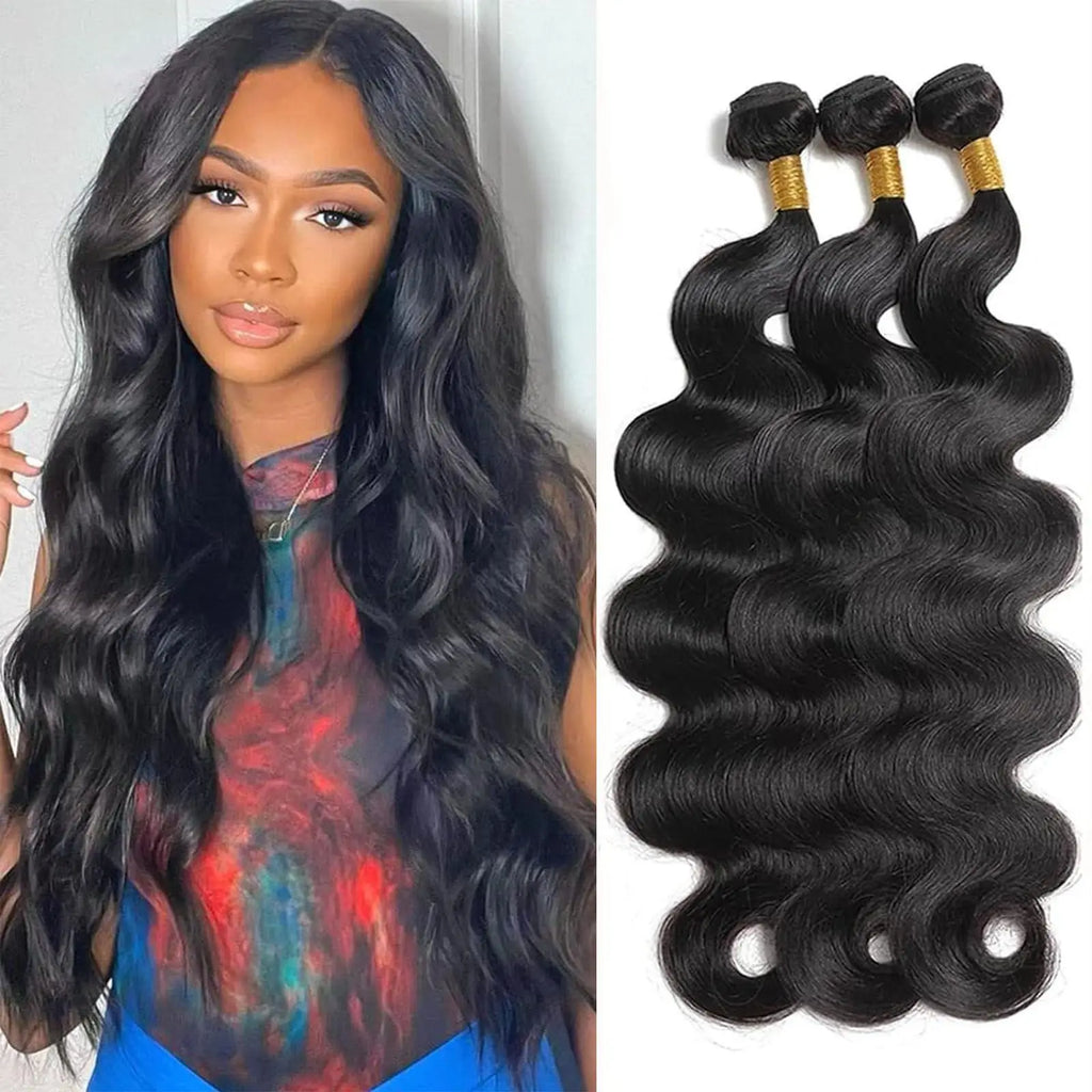 12A Grade Brazilian Body Wave Human Hair Bundles Brazilian Virgin Hair 14-30 Inch Double Weft Remy Hair Bundles