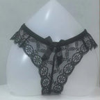 Sexy Lace Thong Women Butterfly Low Waist Panties Transparent Underwear Ladies Briefs Lingere Panty Underware Womens Lingerie