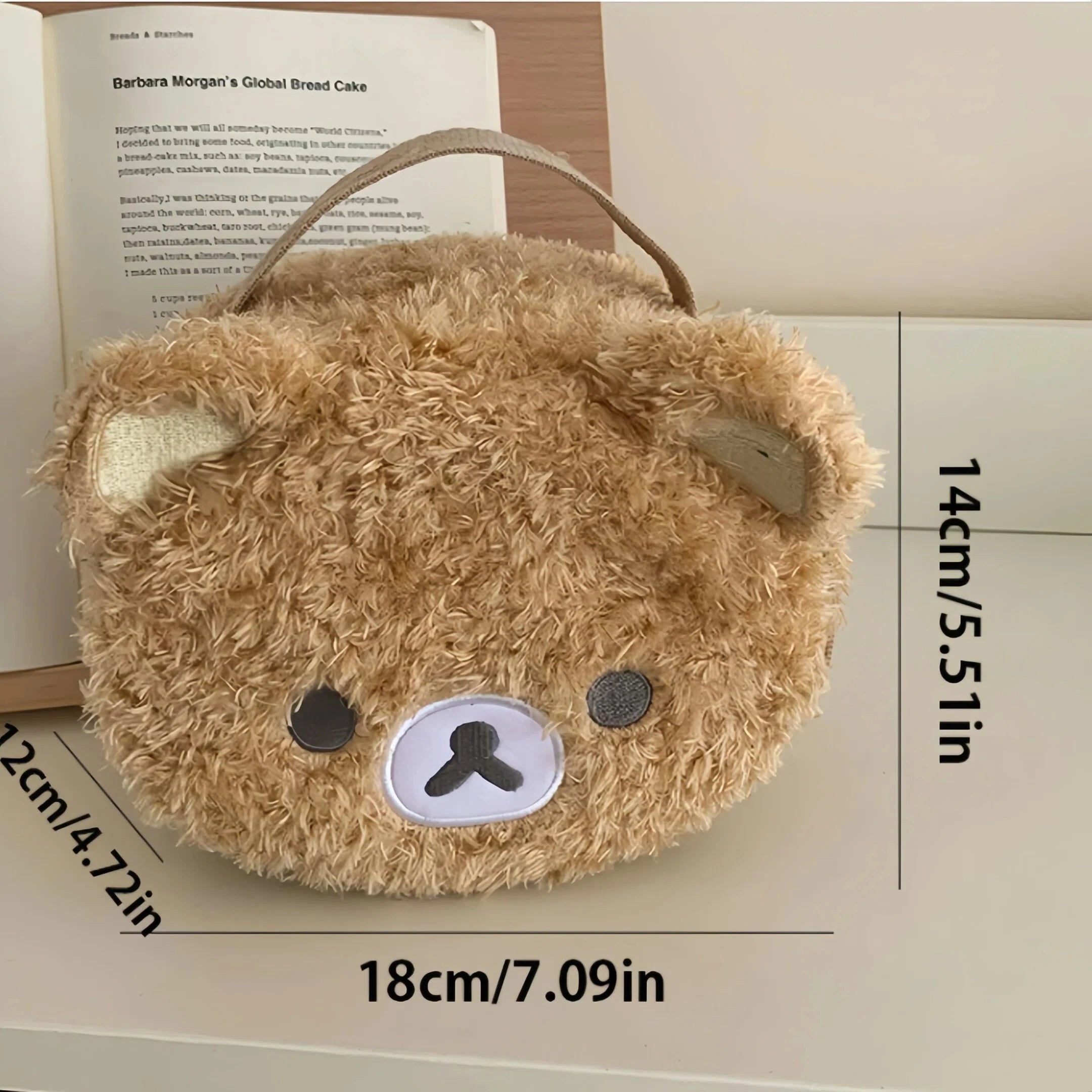 Plushes Makeup Case Anime Relaxed Bear Cosmetic Bag Women Jewelry Storage Pouch Girl Organizer Handbags Gift Hot Sales