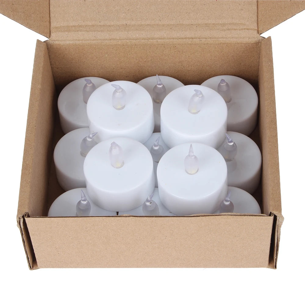 For Bambu Lab LED Flame Tea Light Candle Set 3D Printing Model for Bambulab Creality Elegoo 3D Printer Accessories KC008/KC017