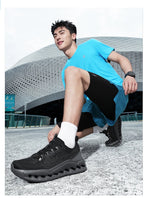 Men High Performance Running Shoes Light Cushion Marathon Ready Eco Breathable Mesh Non Slip Daily Outdoor Walking Sneakers